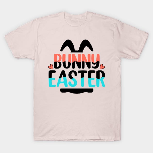 Bunny Easter Happy Easter Day T-Shirt by DMMGear